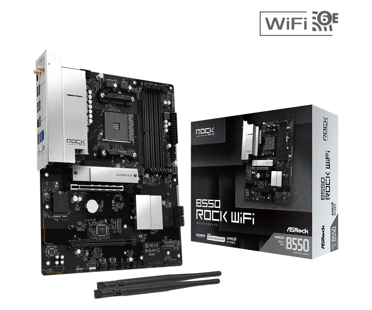 B550 Rock WiFi Photos